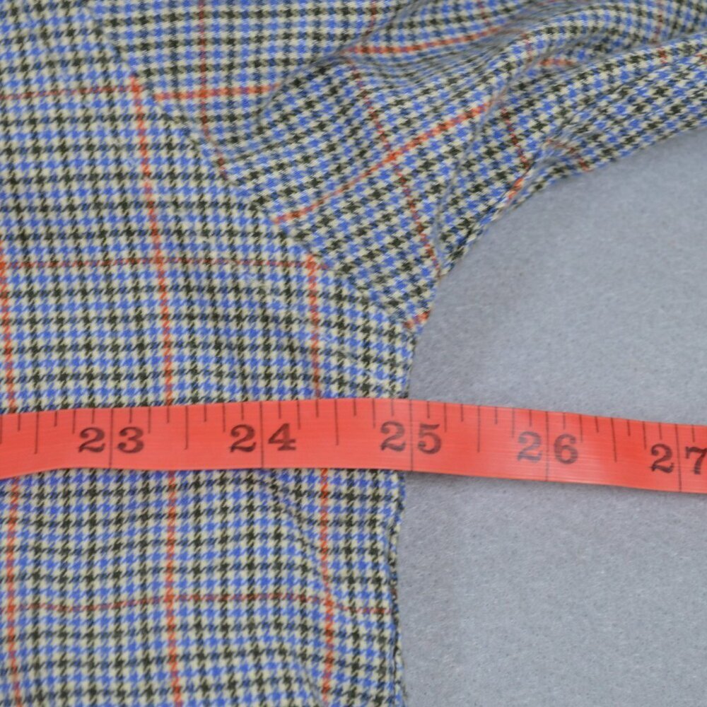 π§’ Tommy Hilfiger Crest Logo Plaid Button Down Shirt Menβs L Preppy - Picture 9 of 10